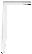 Hyllebrakett T-profil 300 x 550 mm hvit